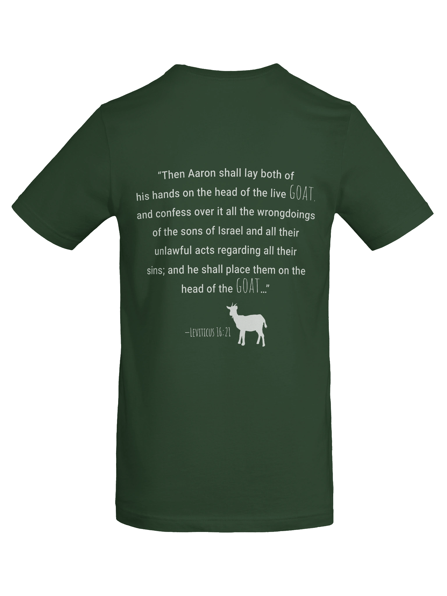 Jesus is the G.O.A.T. T-Shirt (Dark Colors) product image (8)