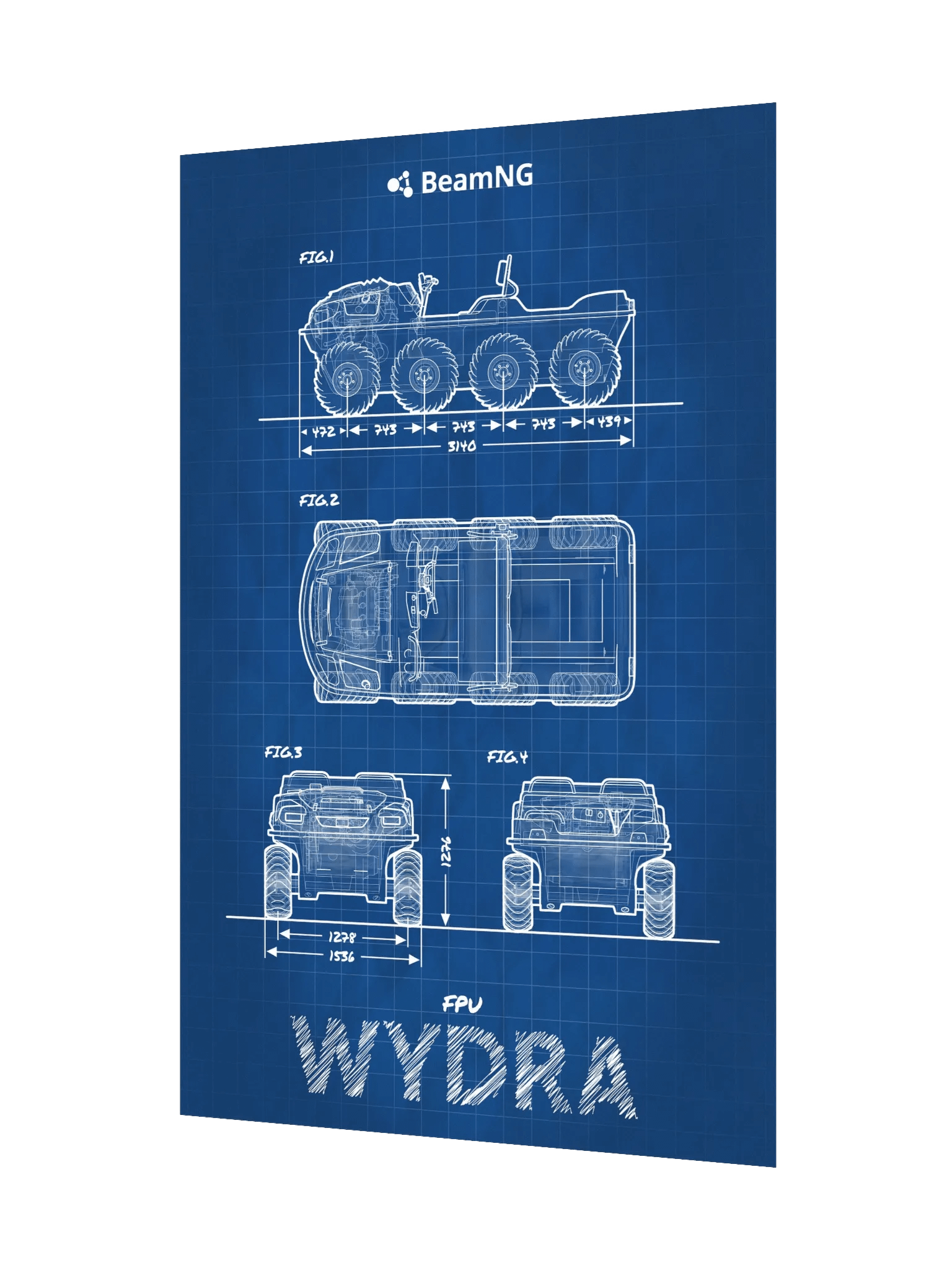 FPU Wydra Blueprint Poster product image (3)