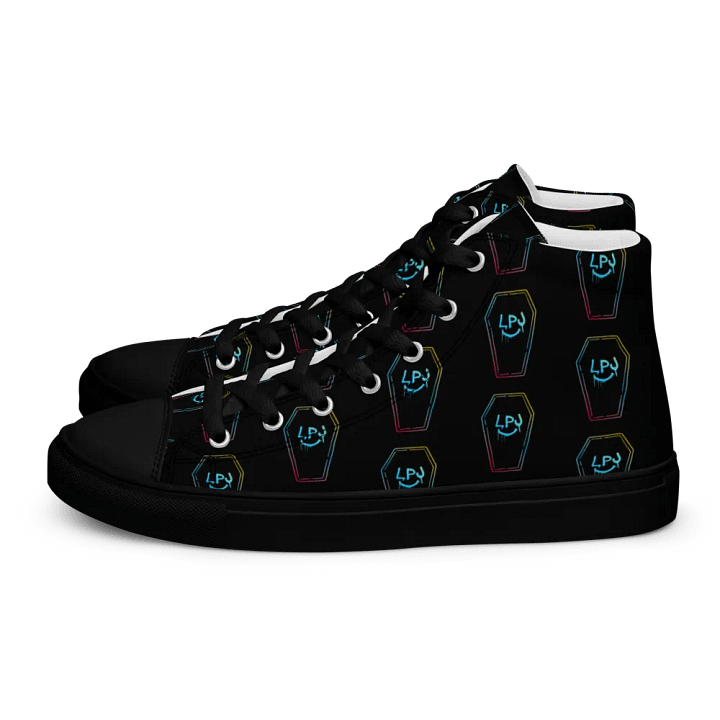 LPJ All-Over Coffin Canvas Print Hi-Tops product image (2)