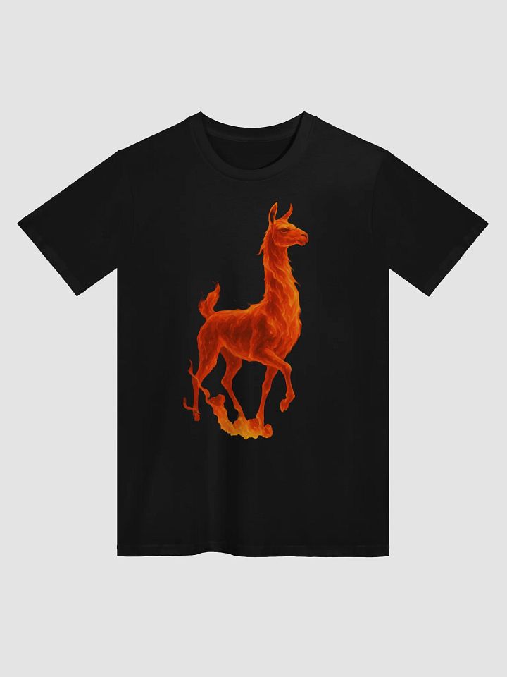 Fire Llama Adult Shirt product image (3)