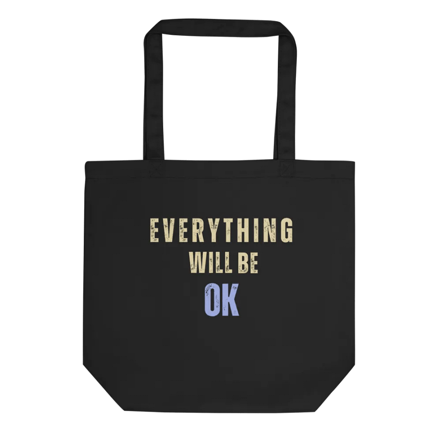 Siberian Husky Everything Will Be OK Eco-friendly Tote Bag by Econscious product image (3)
