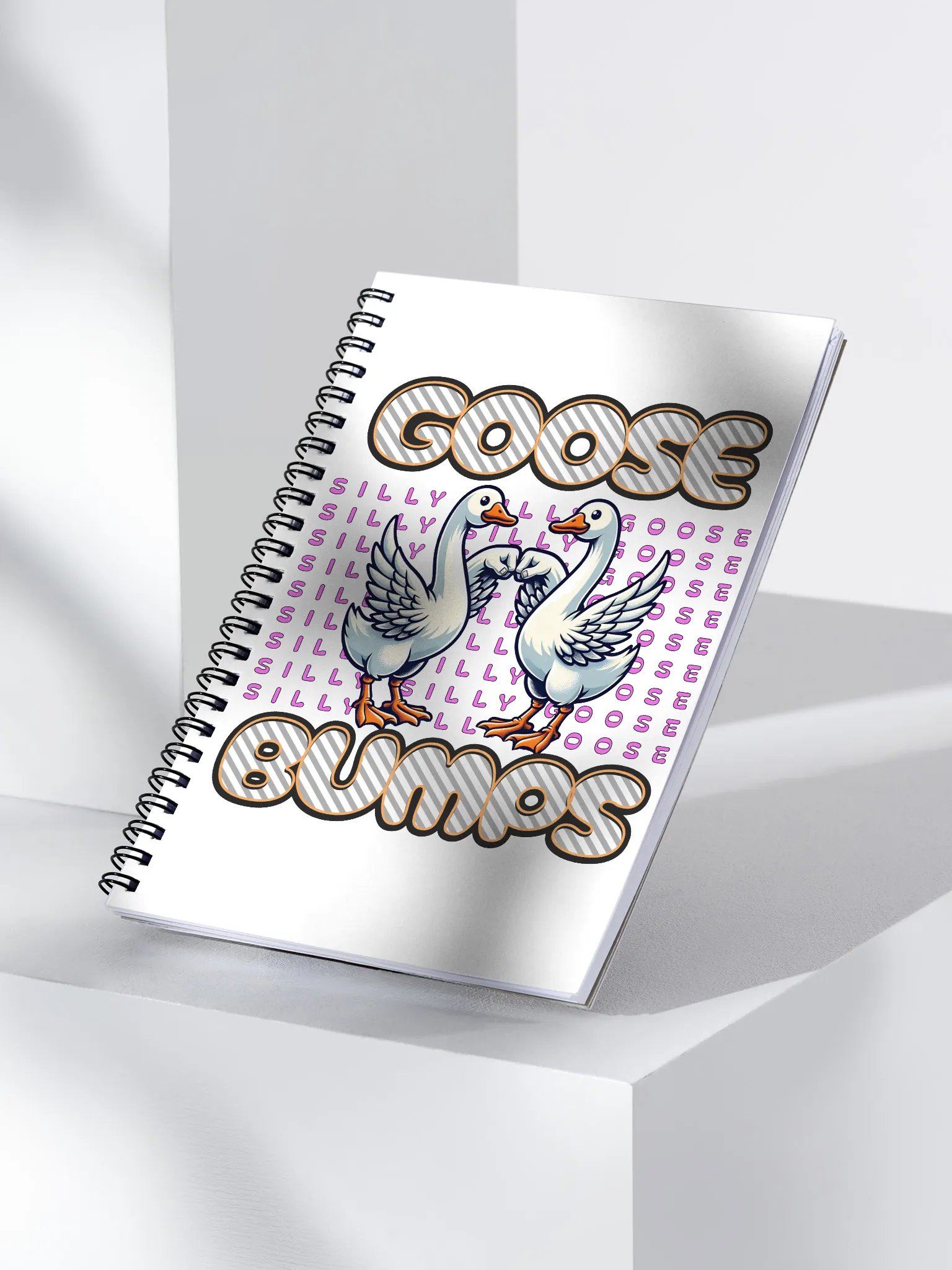 Silly Goose Bumps Spiral Notebook product image (3)