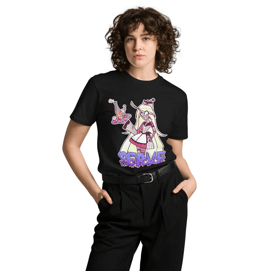 “Serve” Demon Weeby Cotton T-Shirt product image (4)
