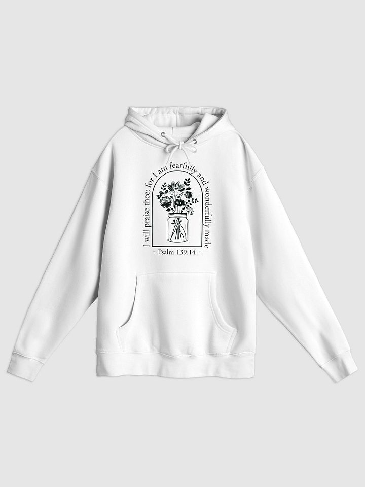 Psalm 139:14 Floral Christian Hoodie product image (2)
