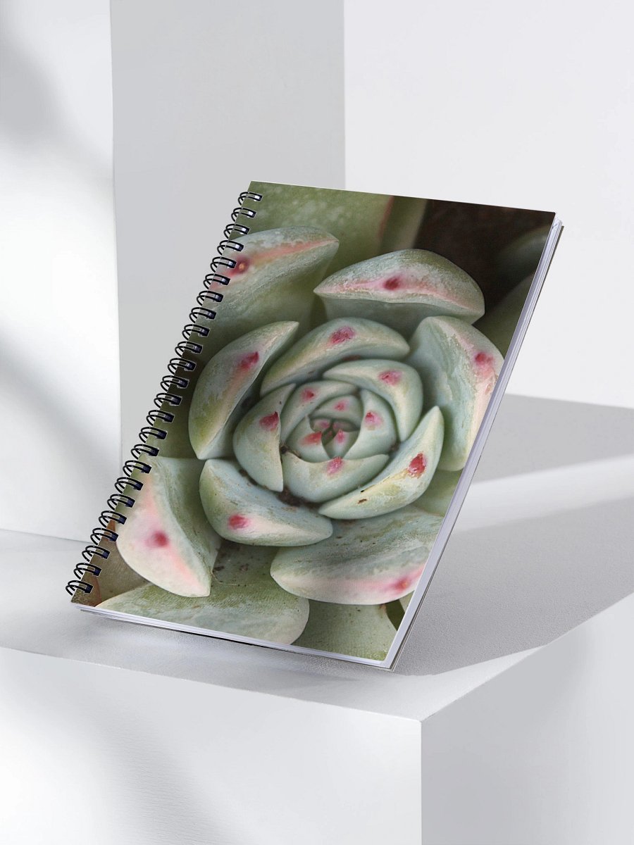 Red Tipped Succulent Spiral Notebook product image (3)