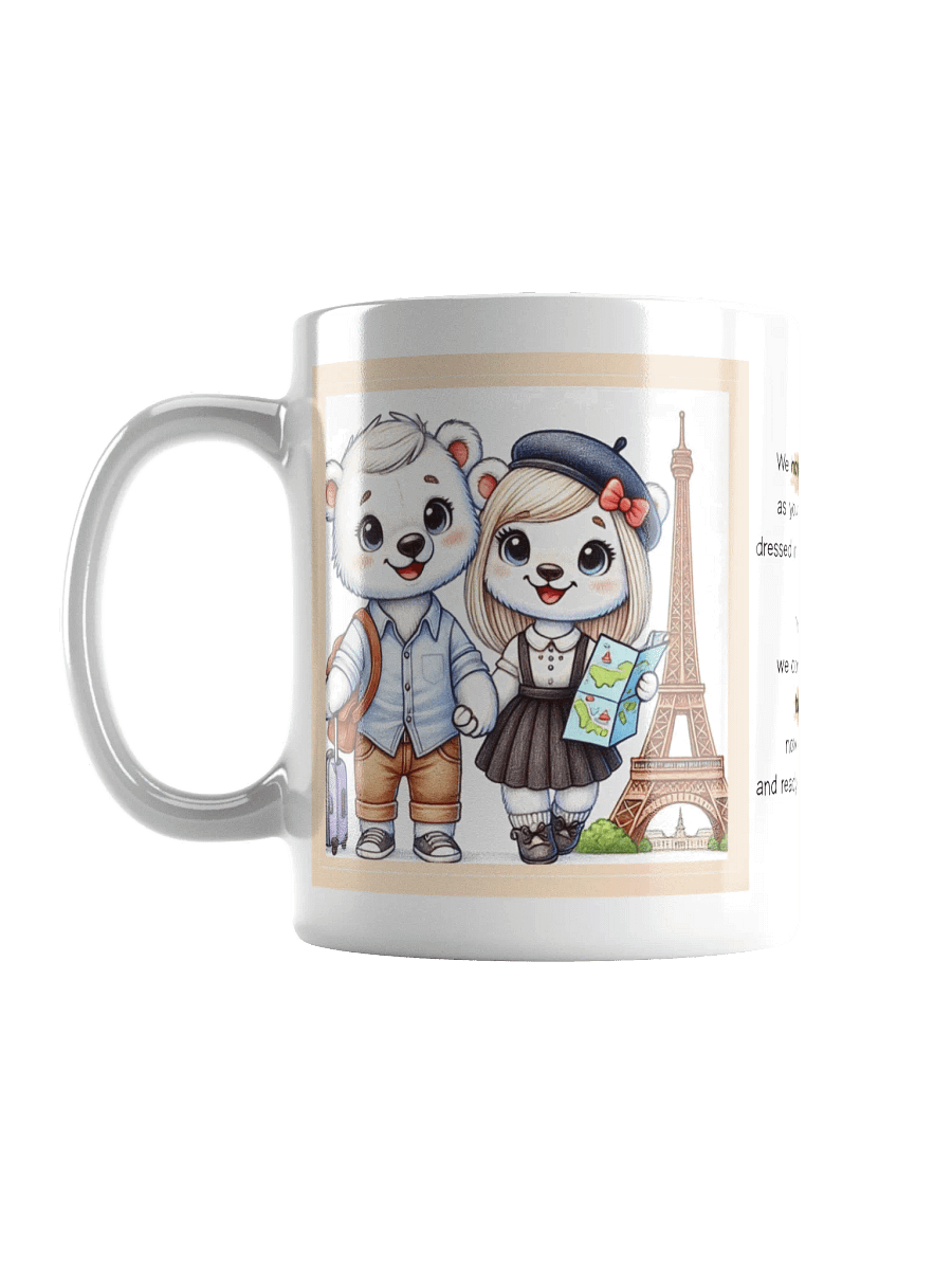 Honeymoon to Babymoon Polar Bear Couple Mug product image (1)