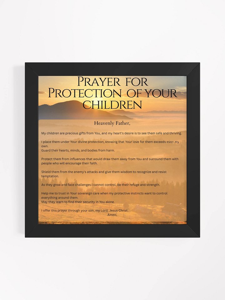 Prayer for Protection of your Children - Square product image (1)