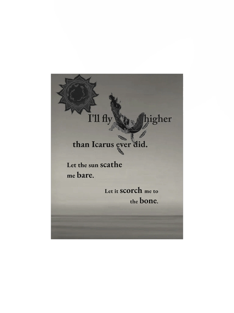 Icarus: "I'll fly higher" poster product image (1)