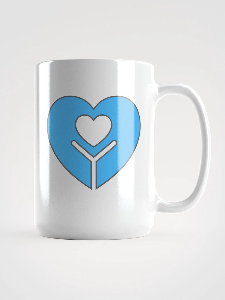 White Mug (Blue Logo) product image (1)