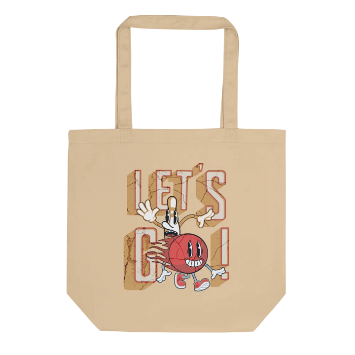 Lets Go Mascot Bowling Eco-Friendly Tote Bag product image (1)