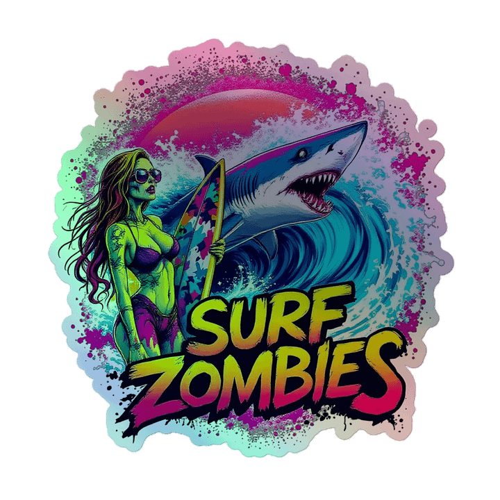 He'e Nalu Holographic Sticker product image (2)
