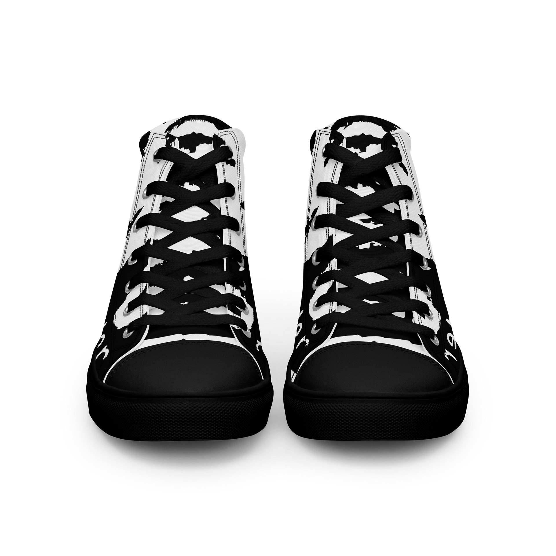 nWo Distressed Logo Men’s High Top product image (3)