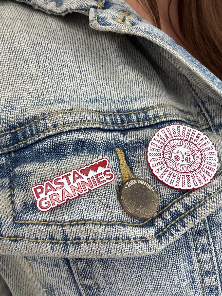 Pasta Grannies Hearts Logo Enamel Pin - Pre-Order product image (8)