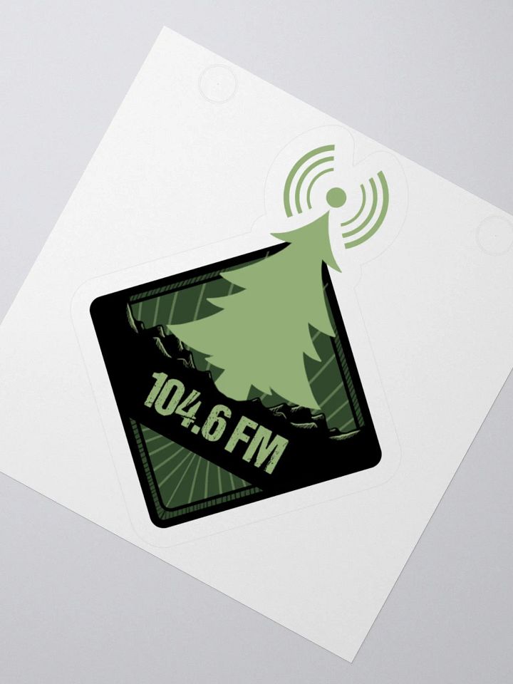 104.6 FM Kisscut Sticker product image (3)