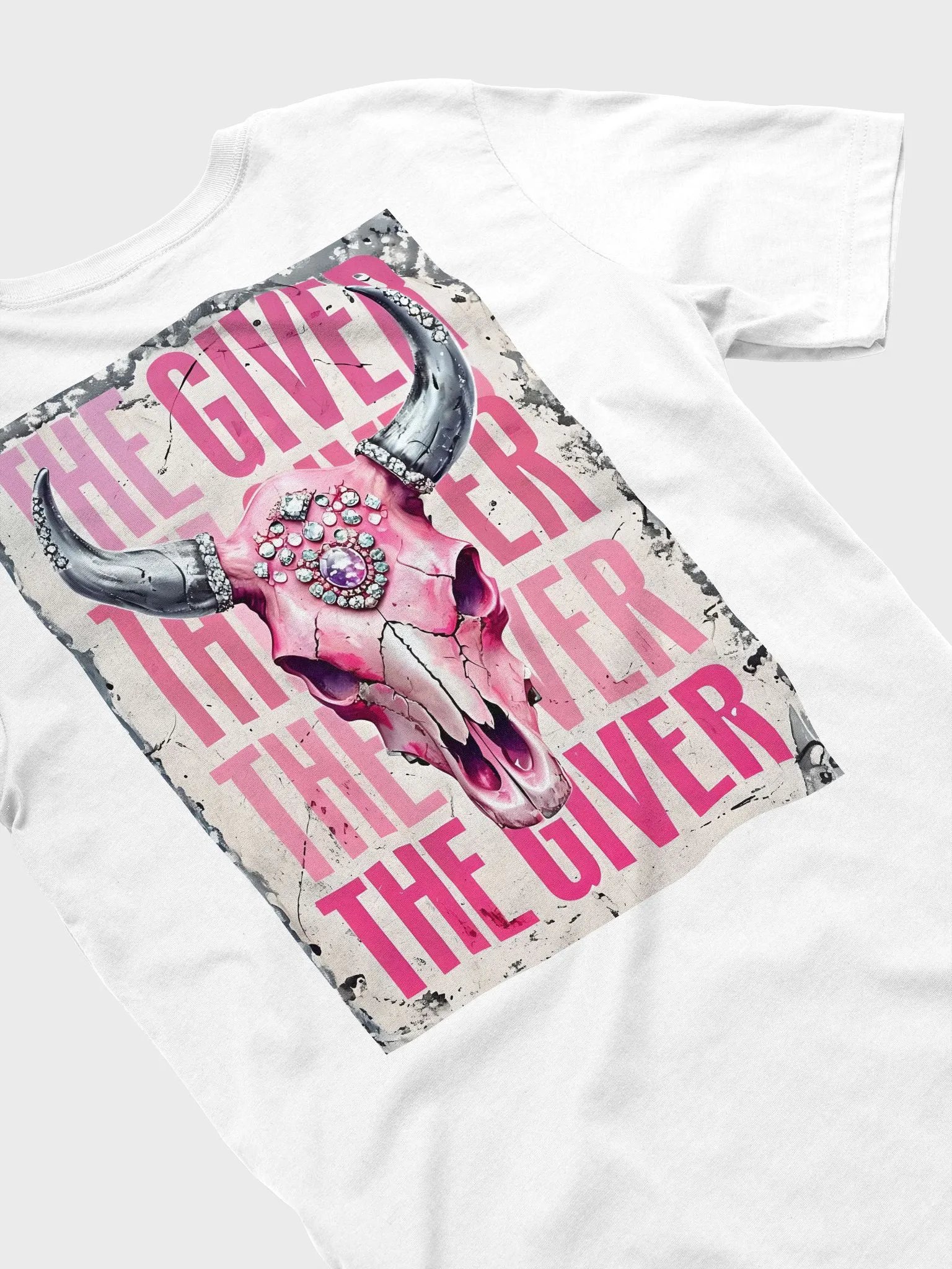 The Giver – Rhinestone Skull Edition T-Shirt product image (4)