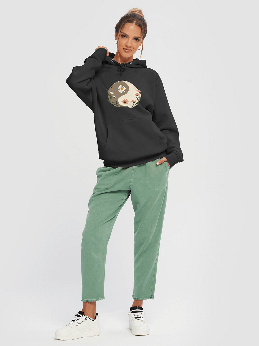 Floral Yin-Yang Harmony Hoodie product image (5)