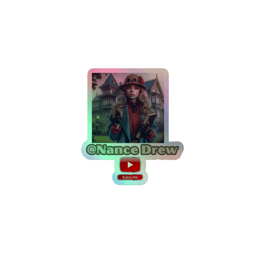 Nance Drew YouTube Holgraphic Stickers product image (1)