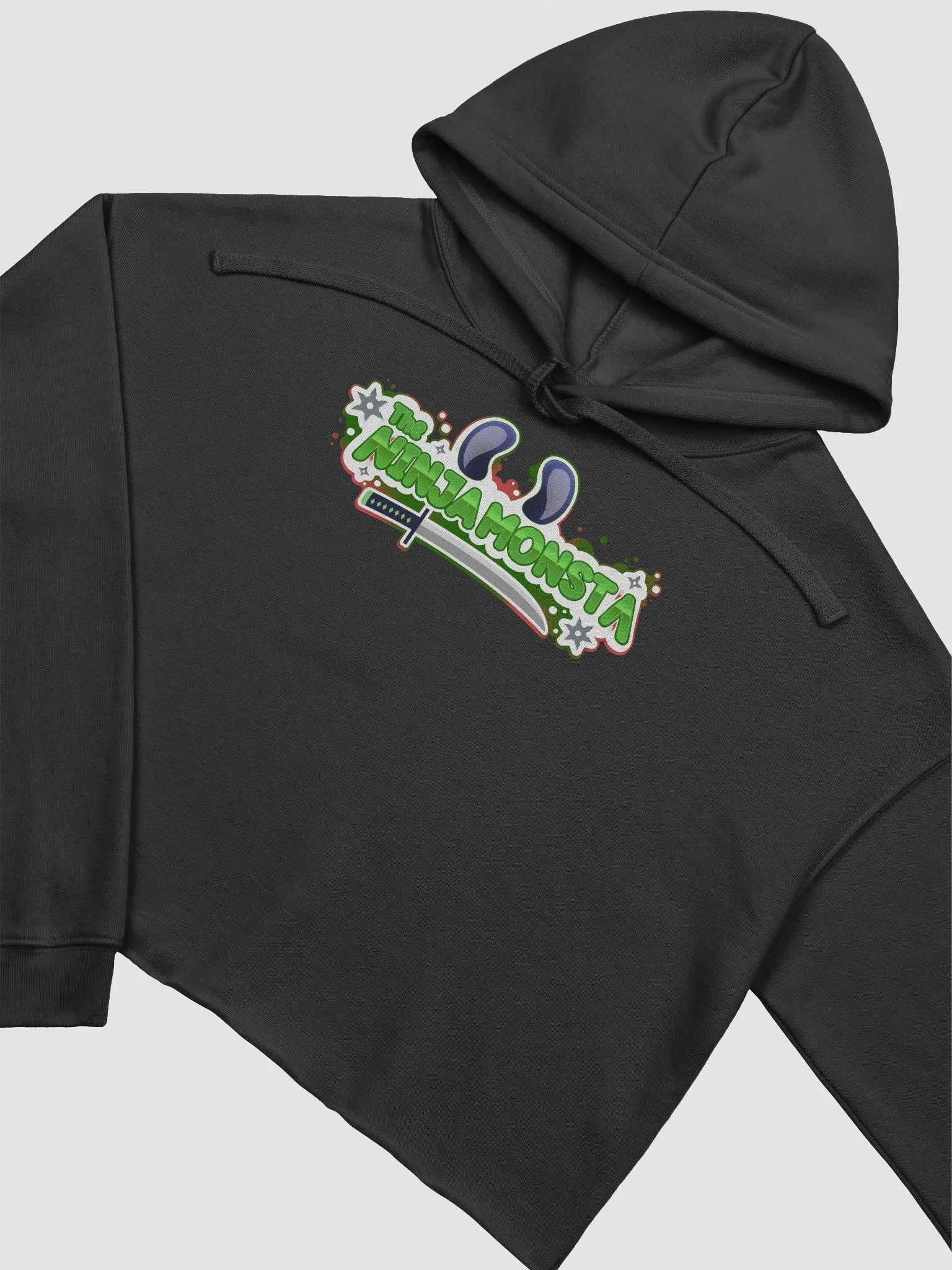 Ninja Monsta Logo Crop Hoodie product image (12)