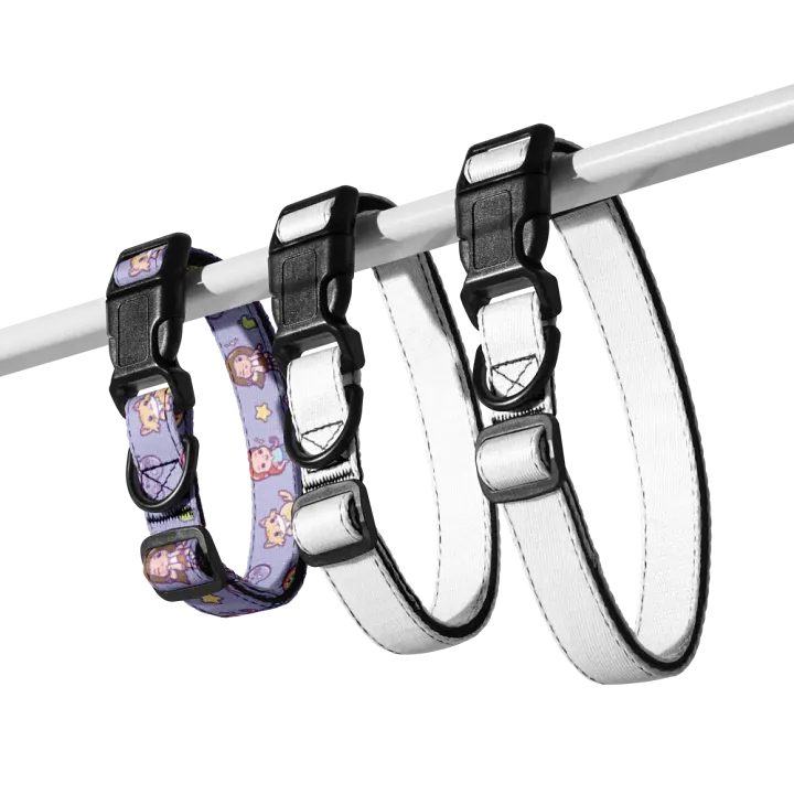Alex & Tely Pattern Pet Collar - Purple product image (1)