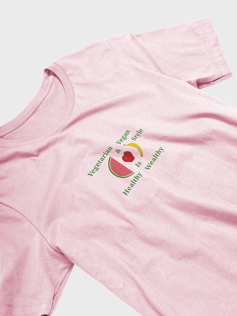 Healthy Wealthy Vegetarian T-Shirt product image (3)