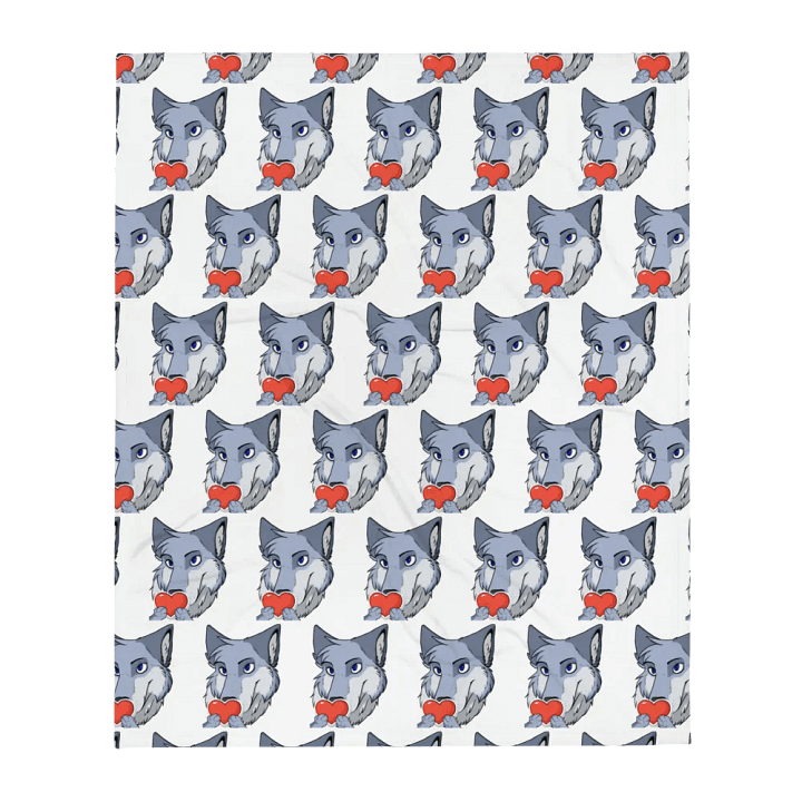 Heart spam throw blanket product image (13)