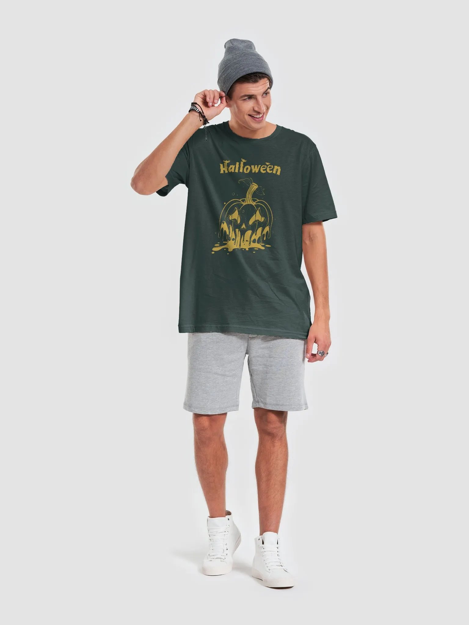 Decaying Pumpkin Halloween Tee product image (6)