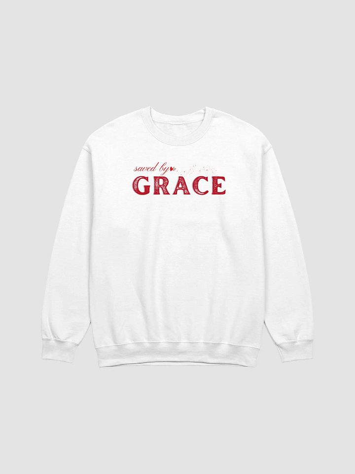 Saved By Grace, Christian Faith Gildan Sweater product image (2)