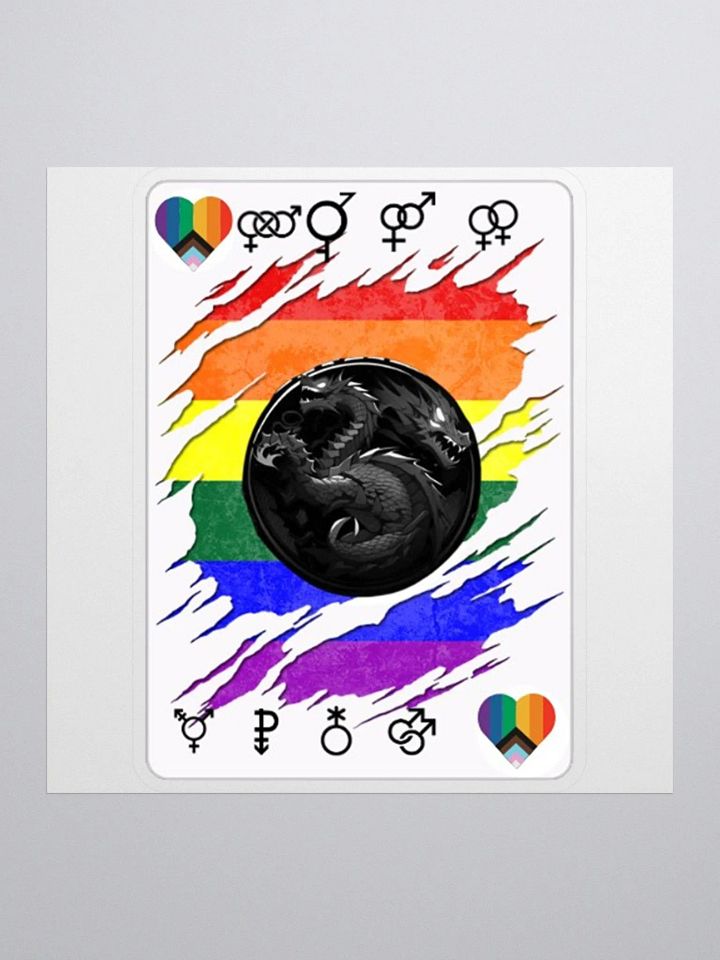 the pride playin card sticker pack product image (3)