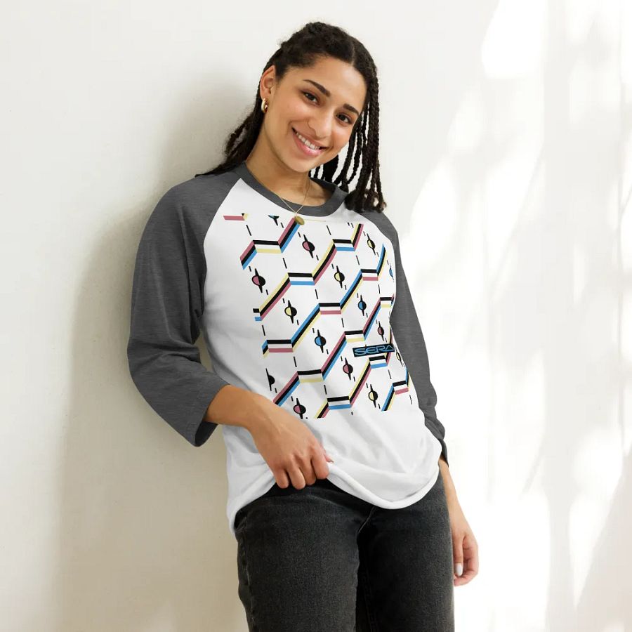 Sera pattern - ¾ sleeve Tshirt product image (10)