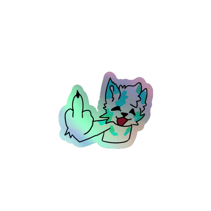 Fisk Frick You Holographic Sticker product image (1)