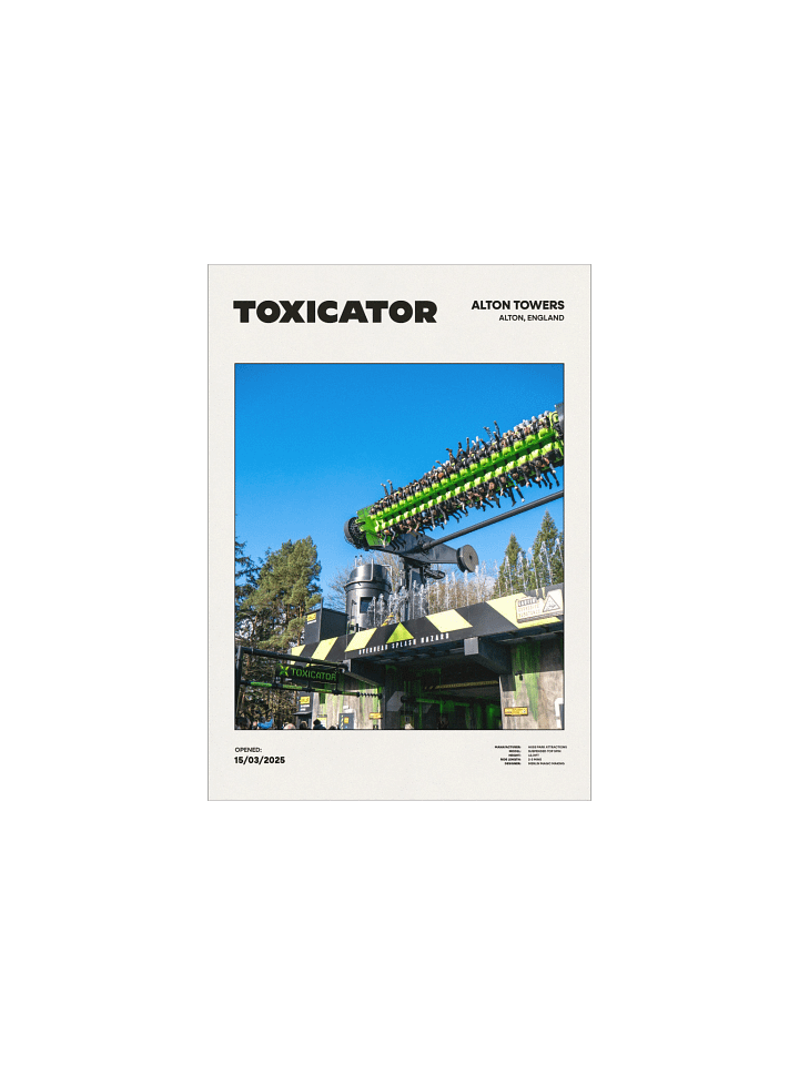 Toxicator Premium Poster product image (1)
