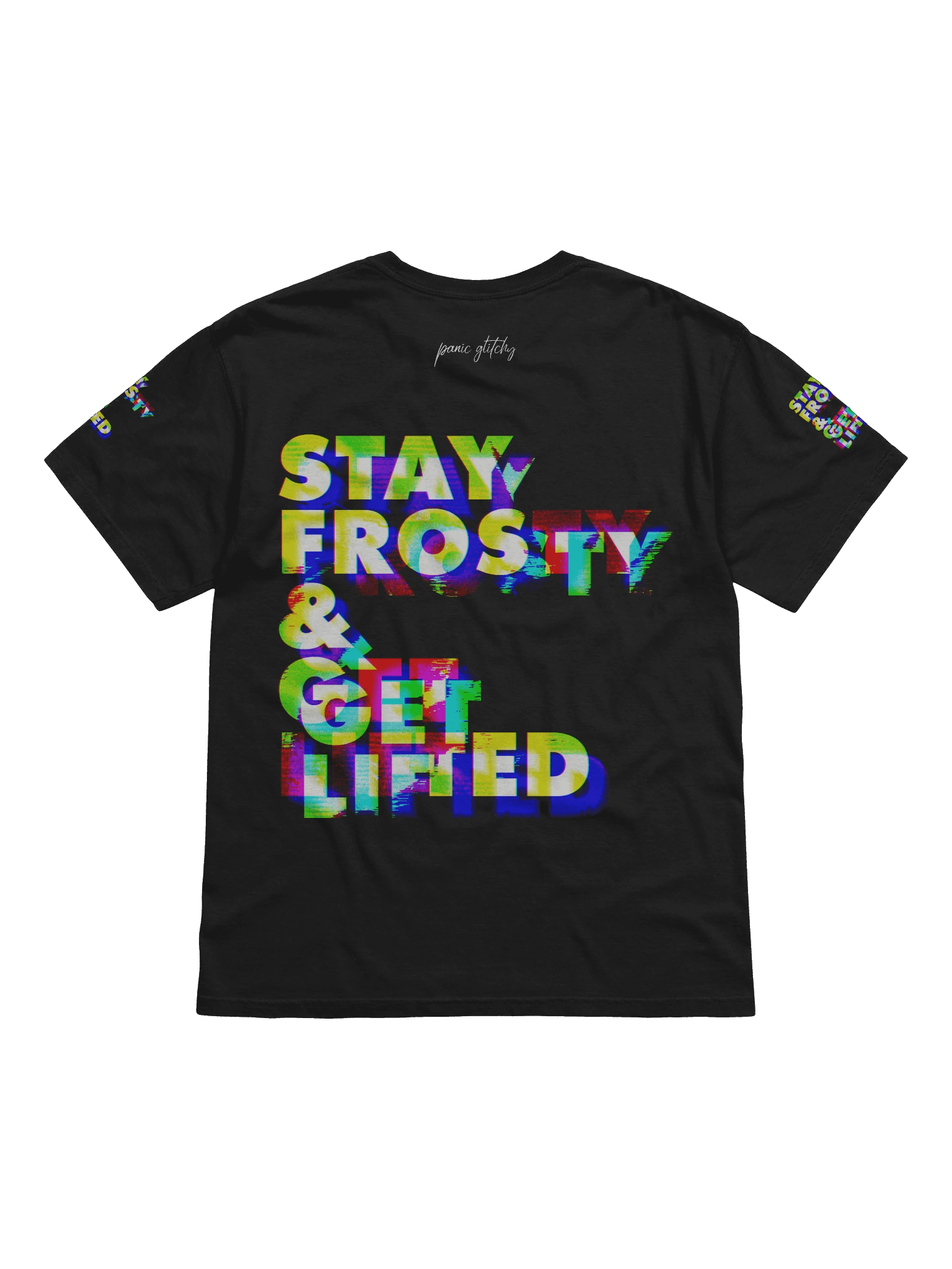 Stay Frosty & Get Lifted Anaglitched All Over product image (2)