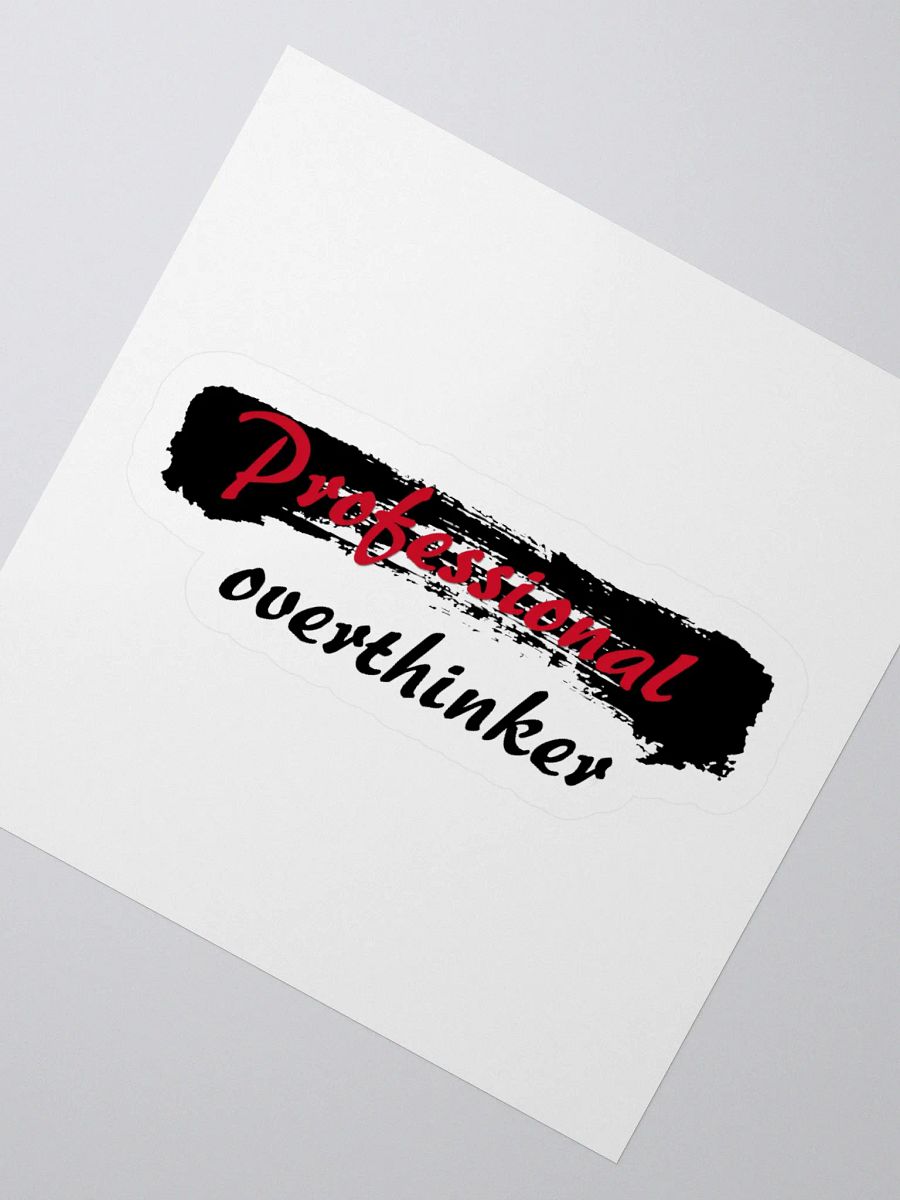 Professional Overthinker Kiss Cut Stickers product image (6)