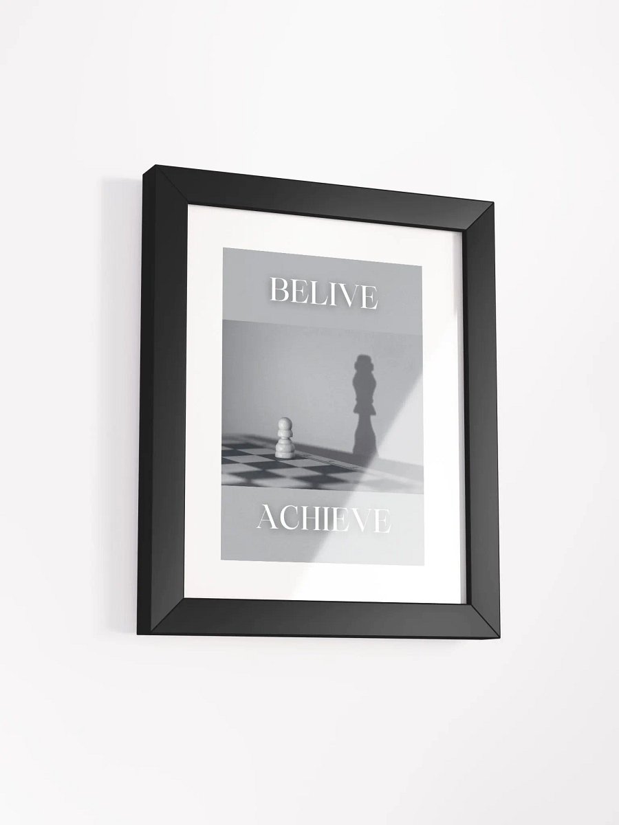 Believe to Achieve Chess Shadow Art product image (2)
