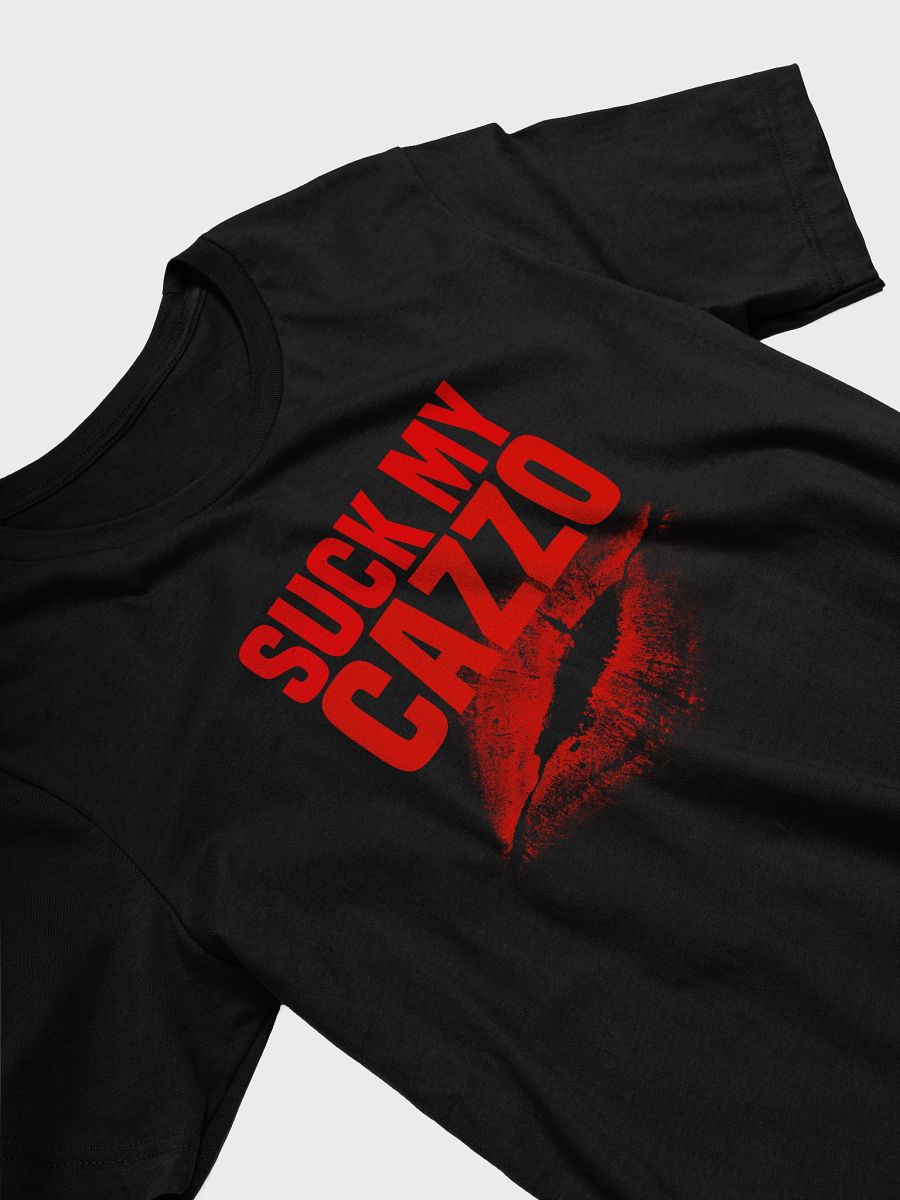 SUCK MY CAZZO t-shirt red logo product image (5)