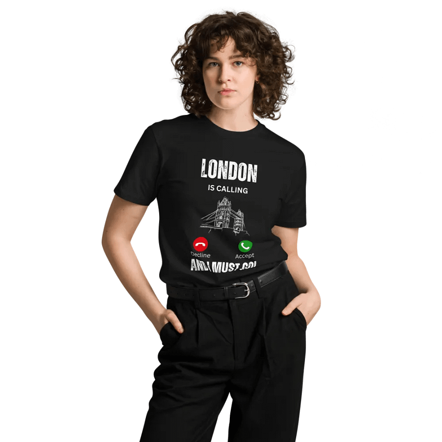 London Is Calling And I Must Go Unisex Premium T-Shirt product image (6)