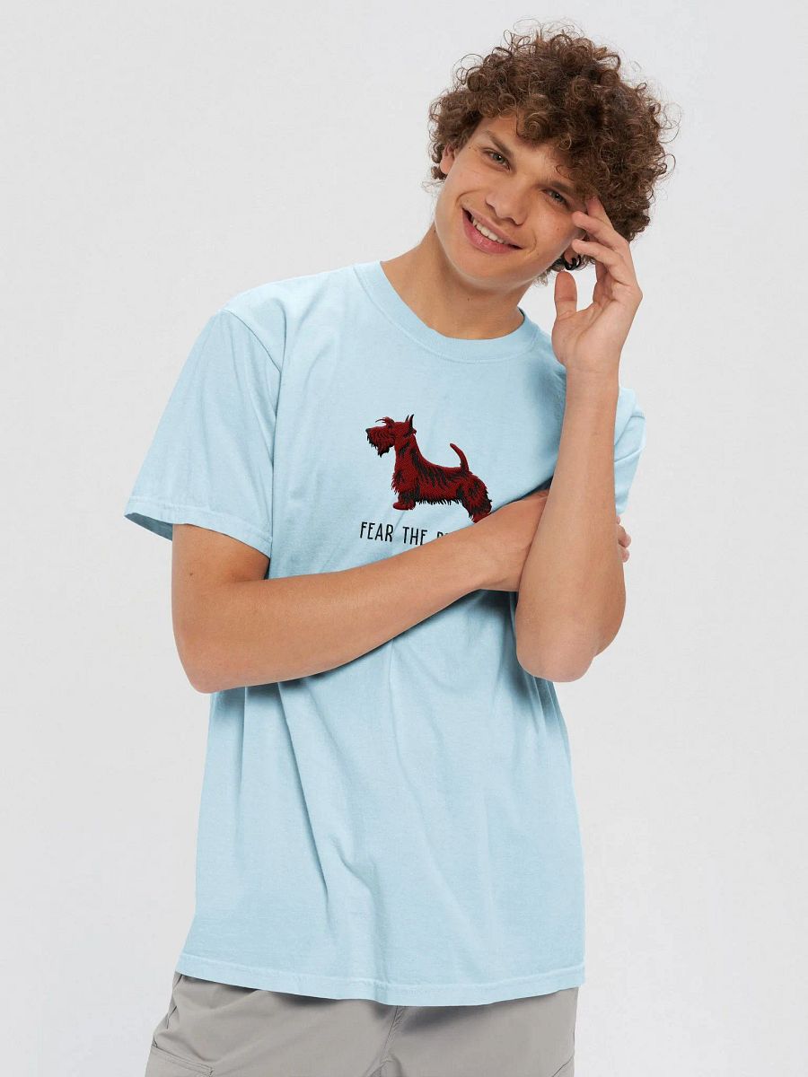 Fear the Beard T-Shirt(Embroidered) of a Scottish Terrier(Brown) product image (8)