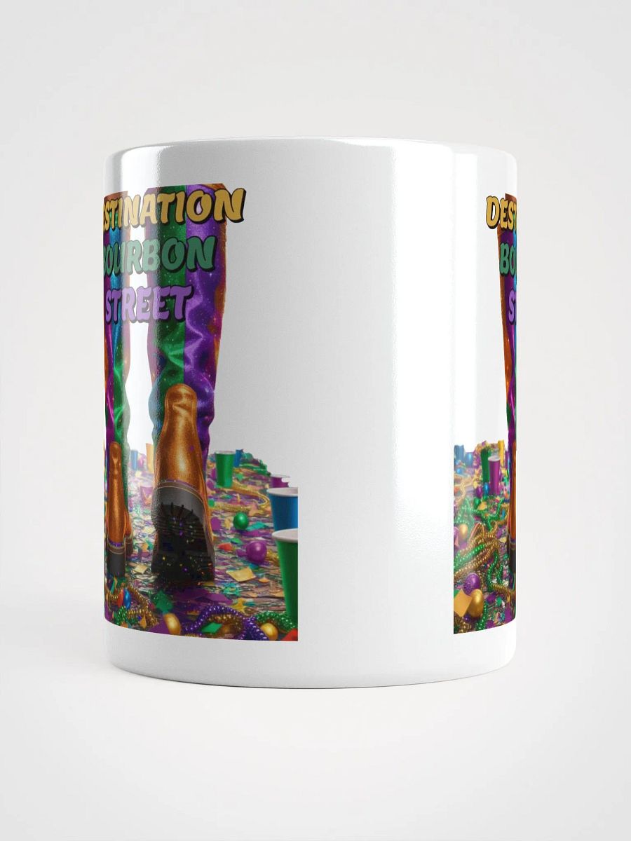 Destination Bourbon Street - Funny Mardi Gras White Coffee Mug product image (12)