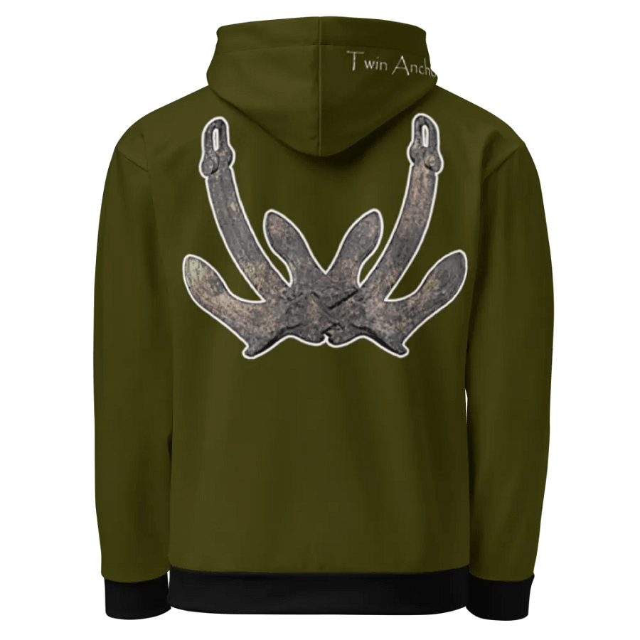 Green Anchor Hoodie product image (1)