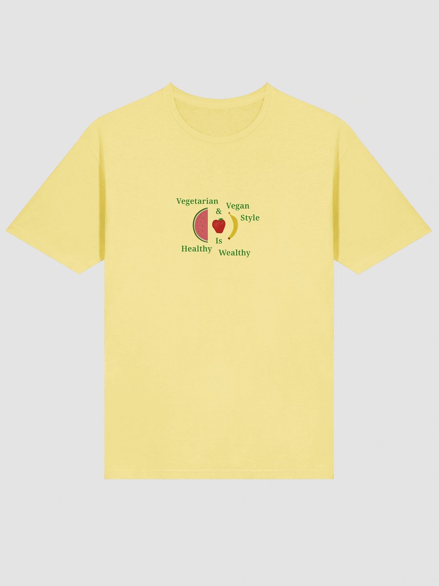Healthy & Wealthy Vegetarian T-Shirt product image (3)