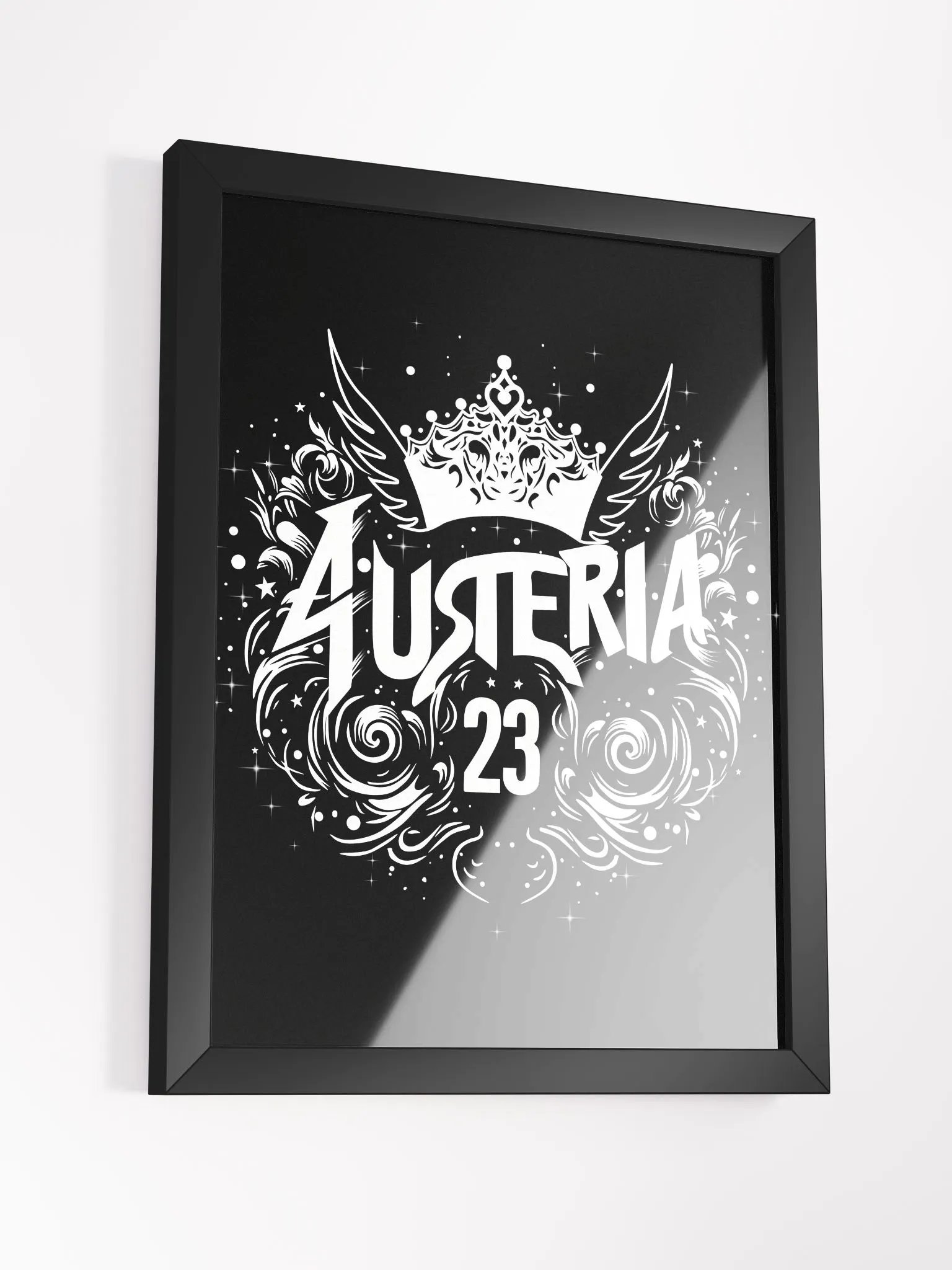 Crown and Wings | Framed Matte Poster 12'' x 16'' product image (3)