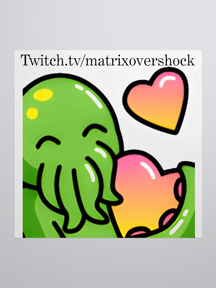 3x3 Cthulhu Love Sticker product image (1)