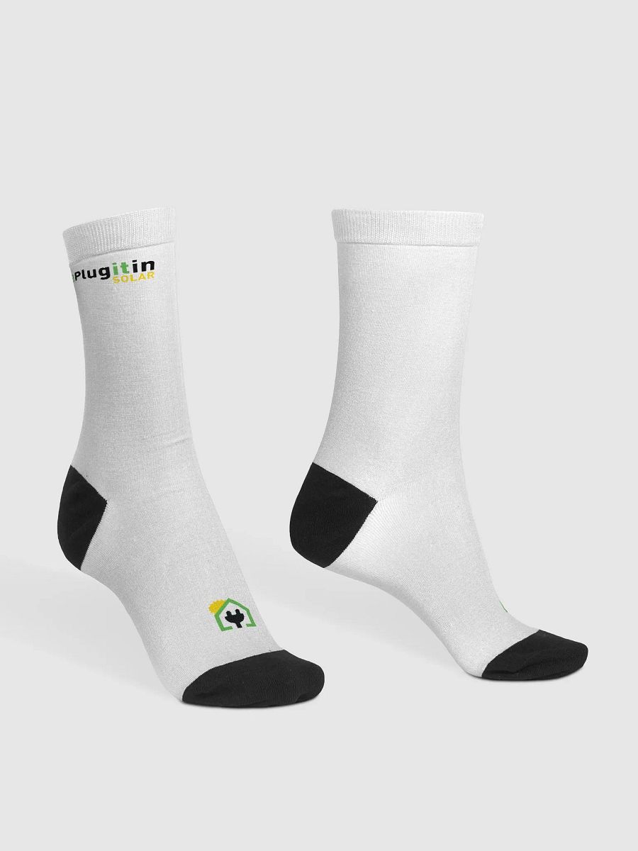 Plug It In Solar High-Quality Premium Sustainable Crew Socks product image (3)