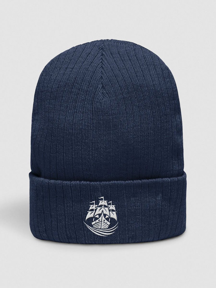 Black Sails Ribbed Knit Beanie product image (3)