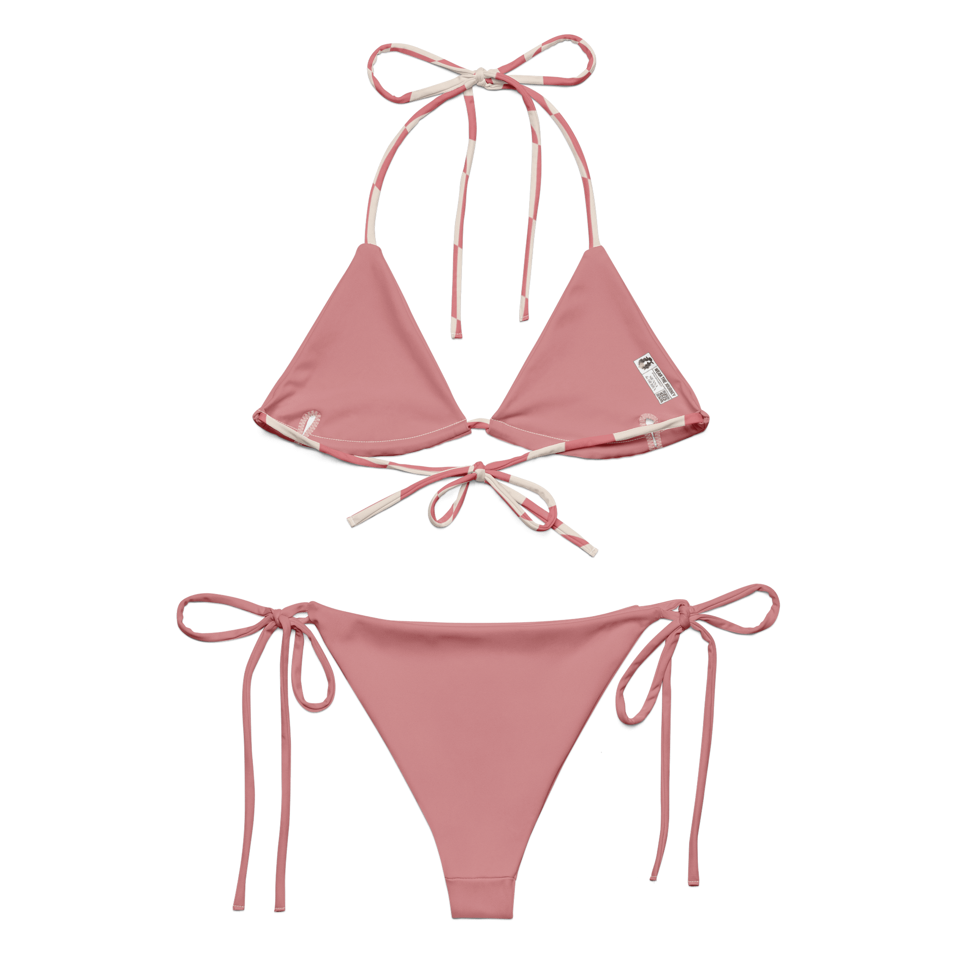 Sienna & Sierra Pink Checkerboard Bikini product image (1)
