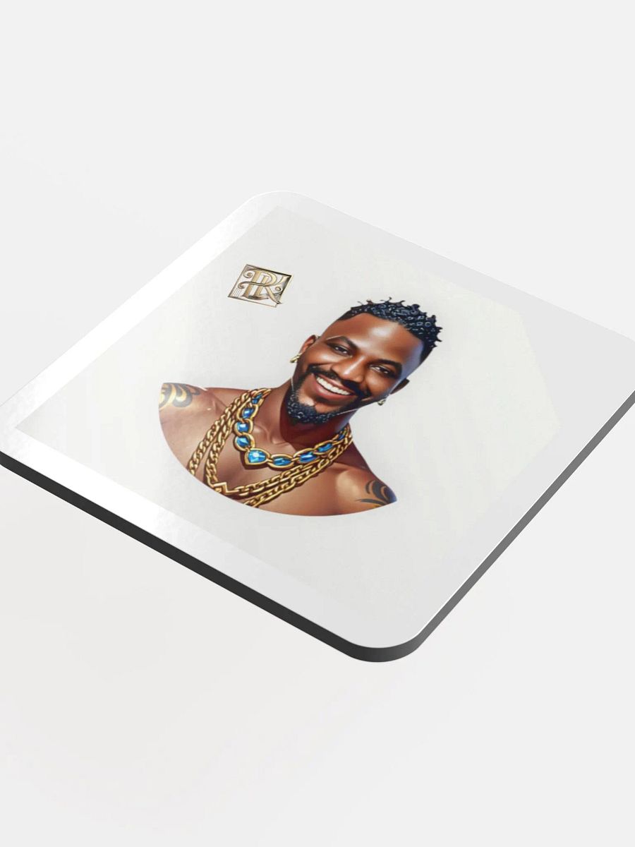 Smiling Gold Chains Coaster Set p k logo product image (4)