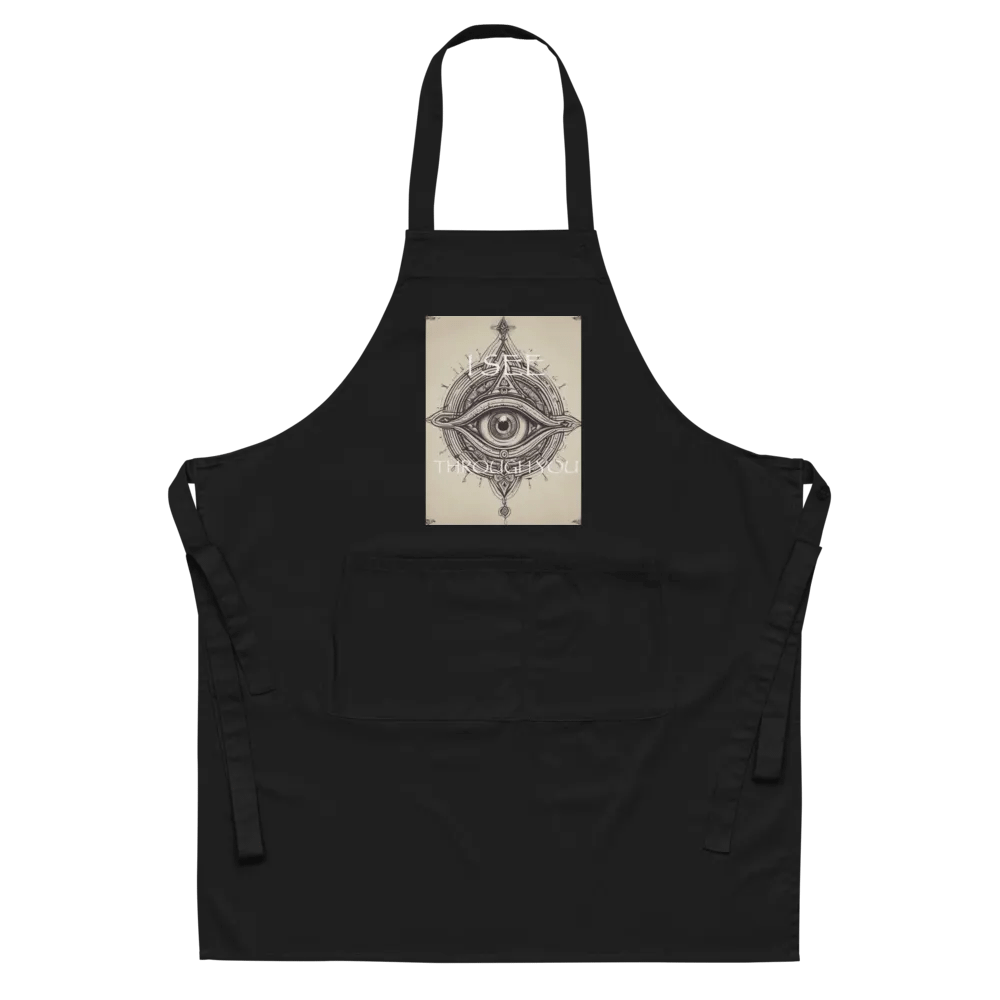 I See Through You Organic apron product image (5)