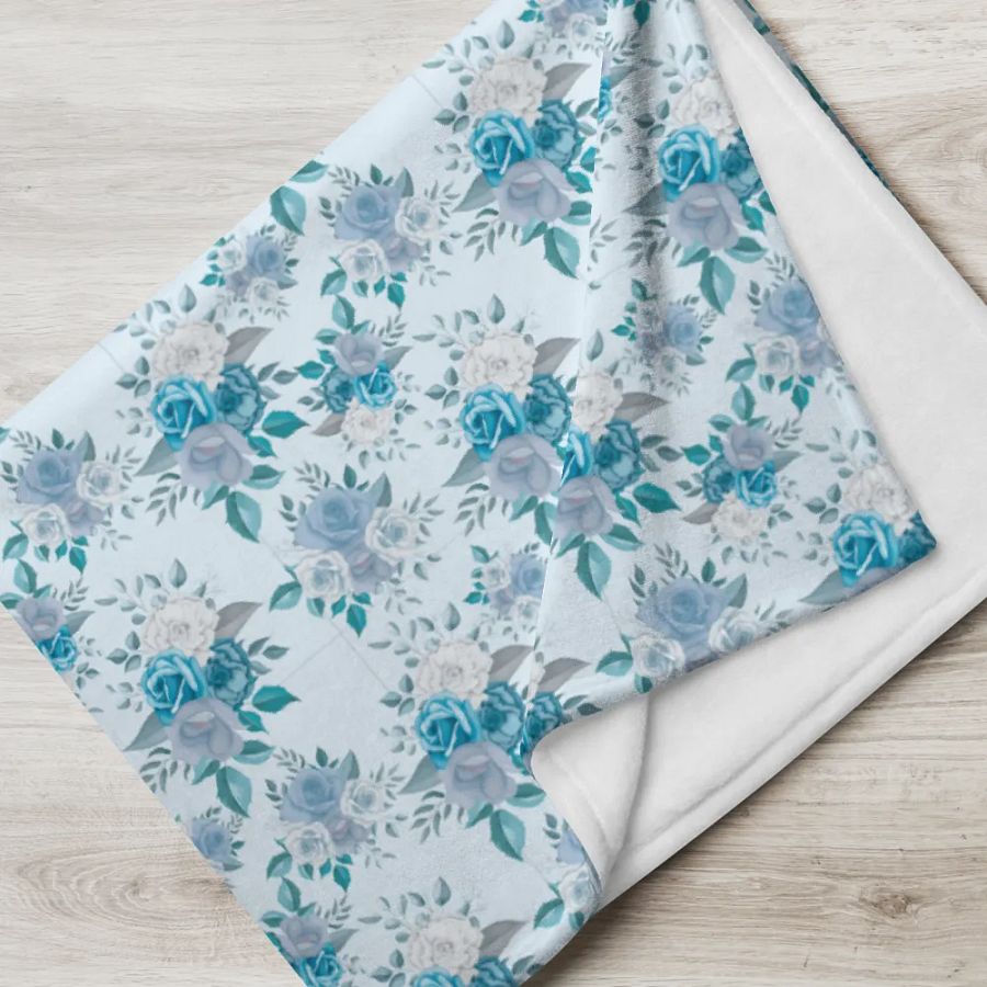 Blue Roses Blanket product image (5)