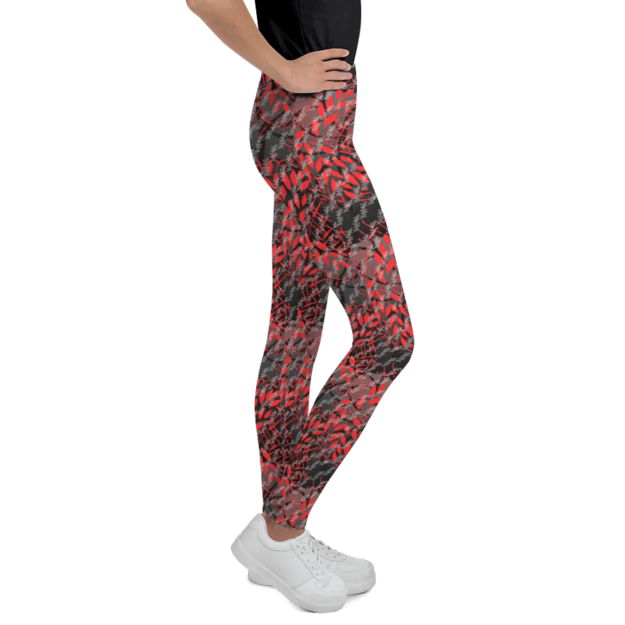JoBeths' Signature Leggings 👖 Youth Red Leave's 🍃 Design product image (4)