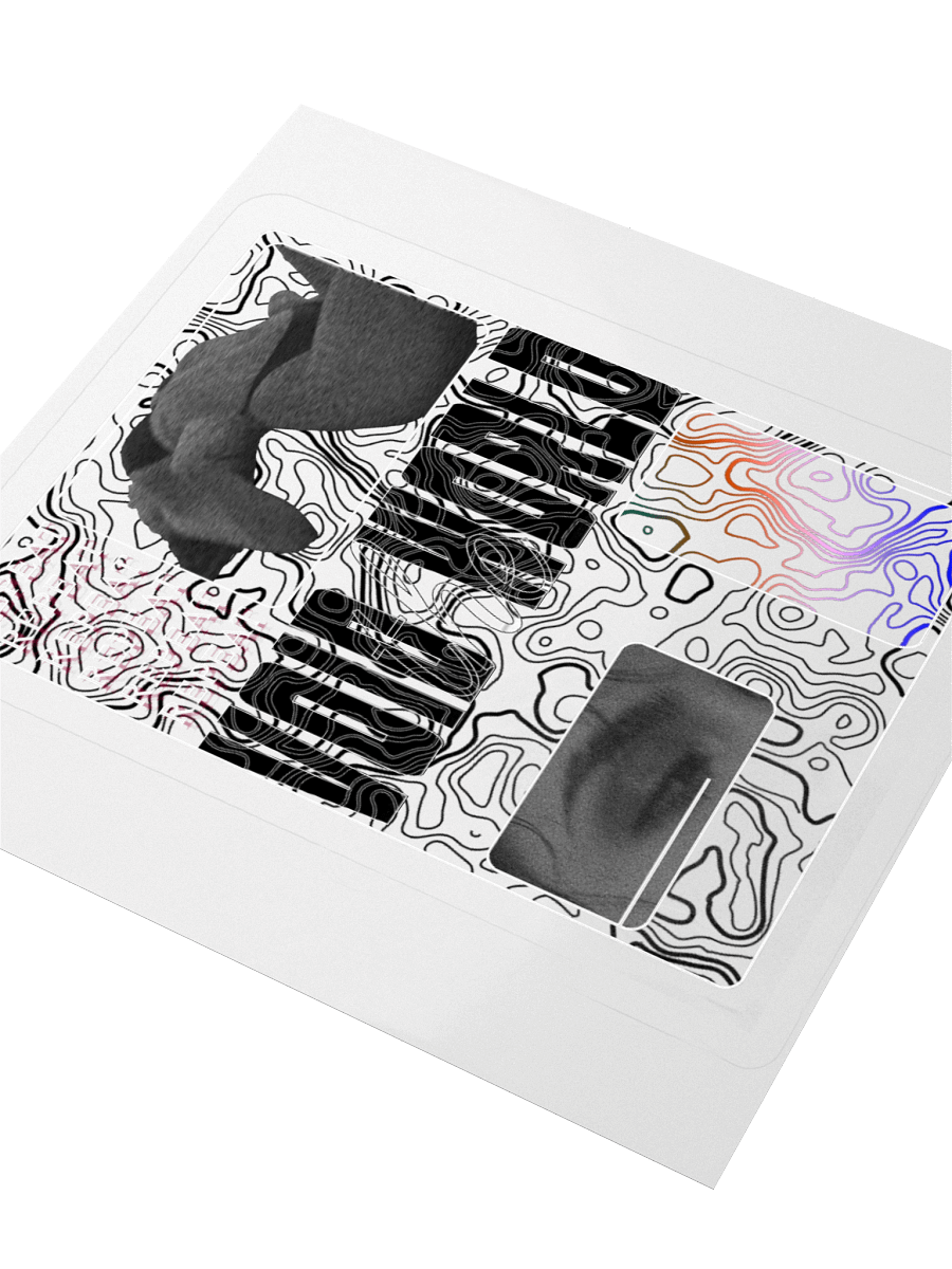 Shawty bruk she back n' bend over so, Void the World | Kiss-cut Sticker product image (3)